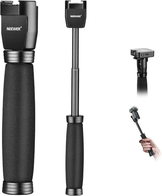 Neewer 21000047 8.7" Telescoping Interview Mic Handle
