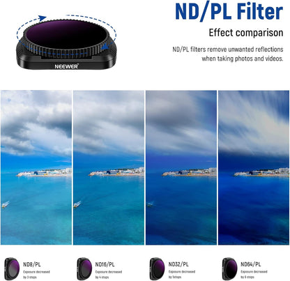 Neewer 10096091 DJI Osmo Pocket Magnetic Filter Kit