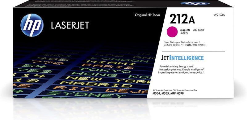 HP W2123A - 212A Magenta Toner Cartridge for LaserJet — main product image