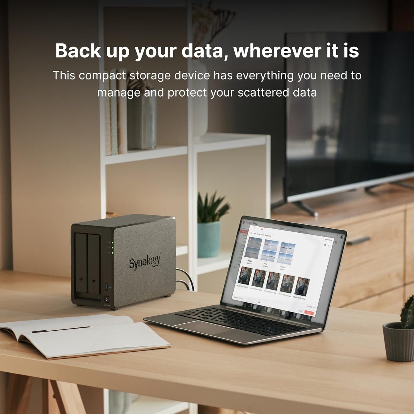 Synology DS723+ 2-Bay DiskStation - NAS Enclosure (Diskless)