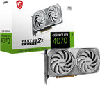 MSI RTX 4070 Ventus 2X White 12G OC Graphics Card