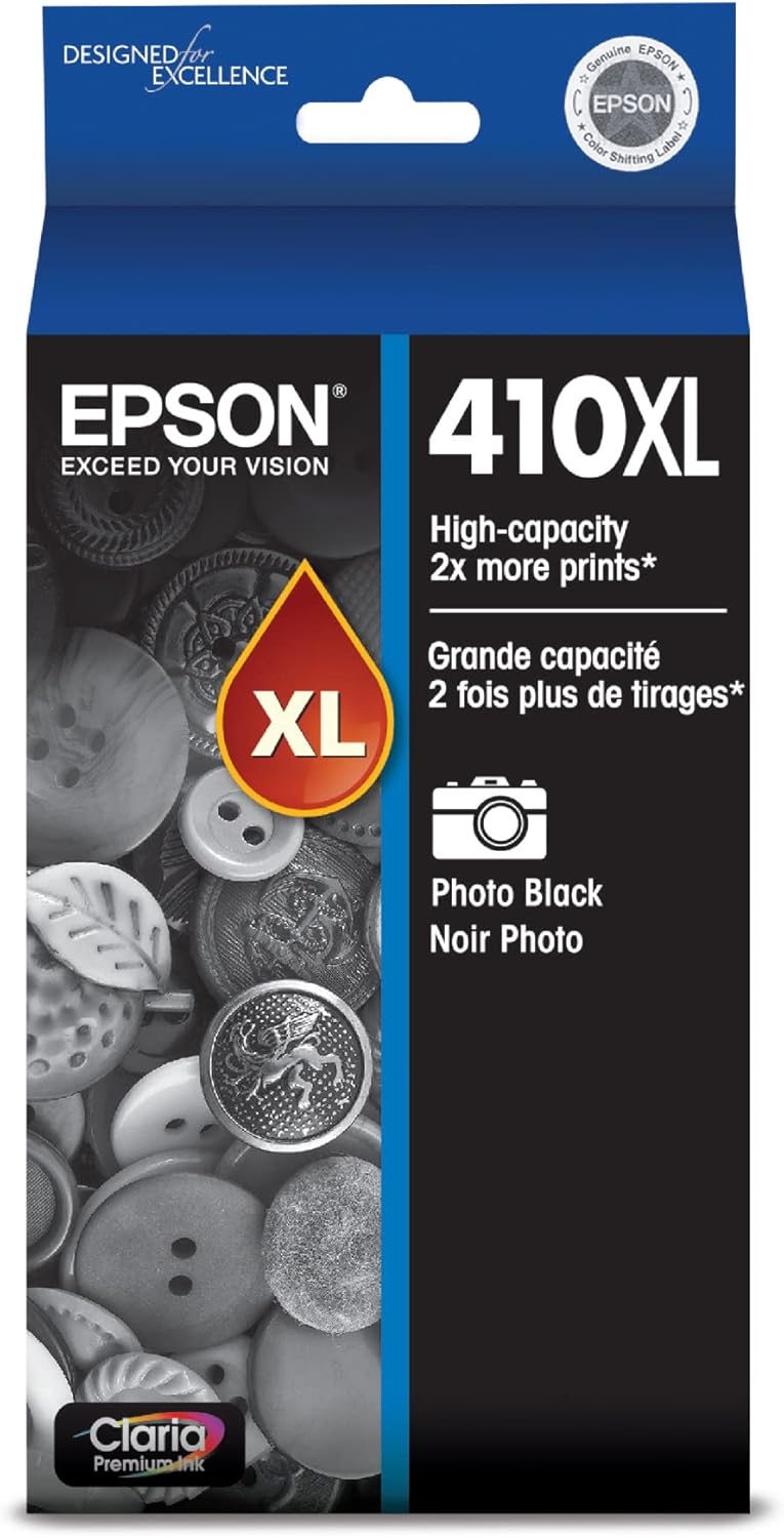 Epson T410XL120 High Capacity Photo Black Ink — main product image