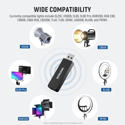 Neewer NW-BT Bluetooth USB Transmitter for LED Lights