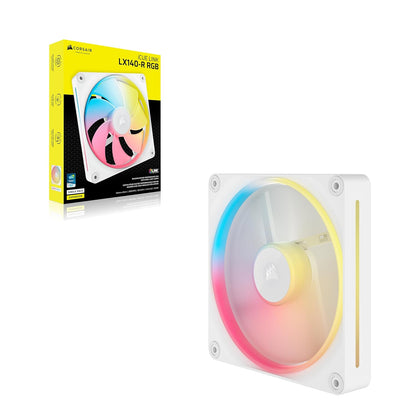 Corsair CO-9051055-WW iCUE Link LX140-R RGB Reverse Fan White
