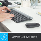 Logitech 920-009437 MK470 Slim Wireless Keyboard Mouse Combo