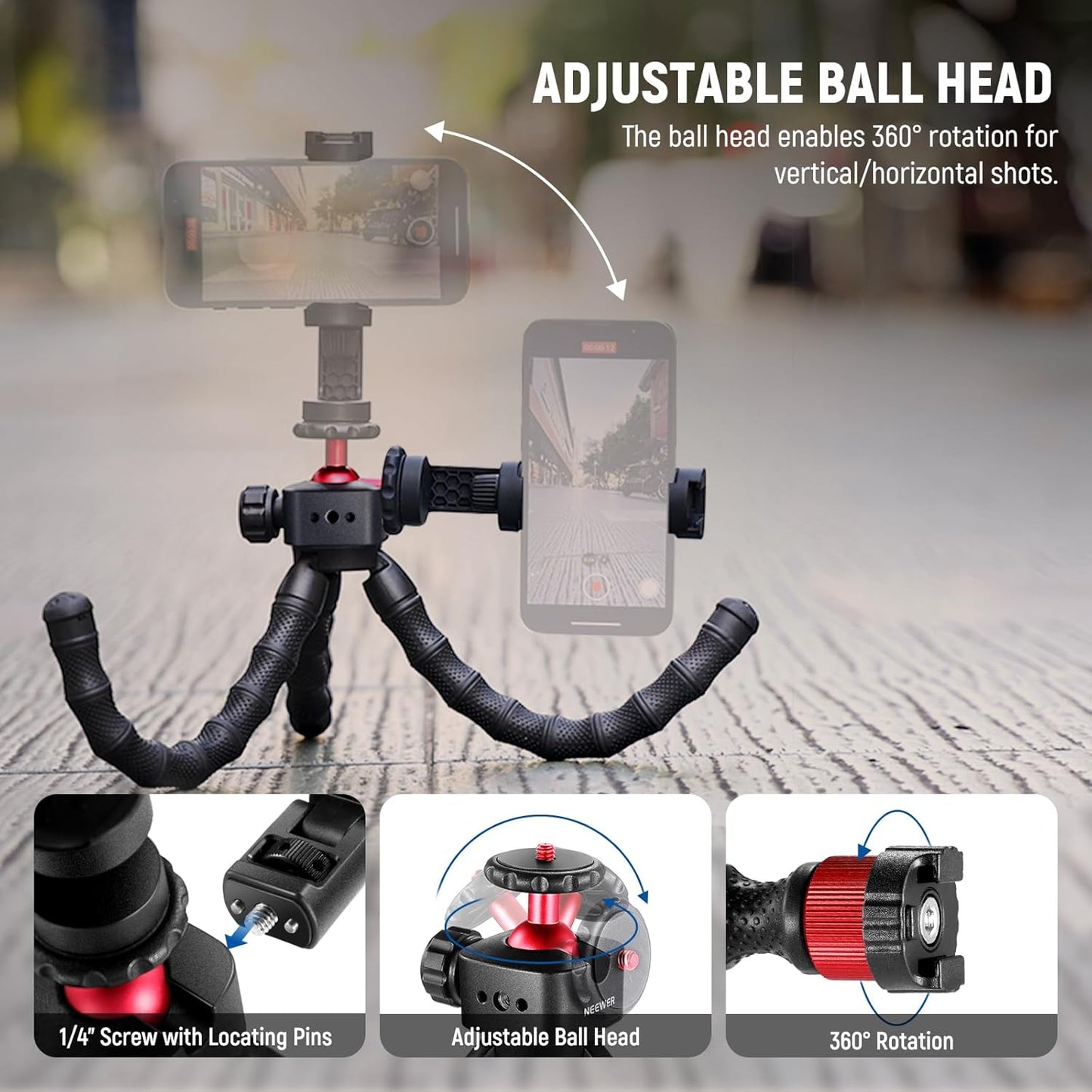 Neewer 10103059 iPhone Vlogging Kit with Tripod