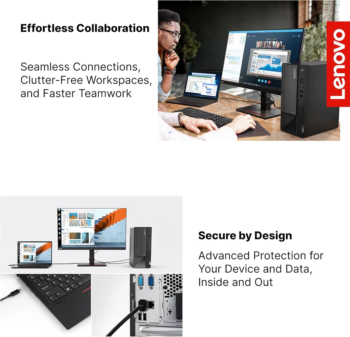 Lenovo V50t ThinkCentre Neo50T Business Desktop i3 Windows 11 Pro