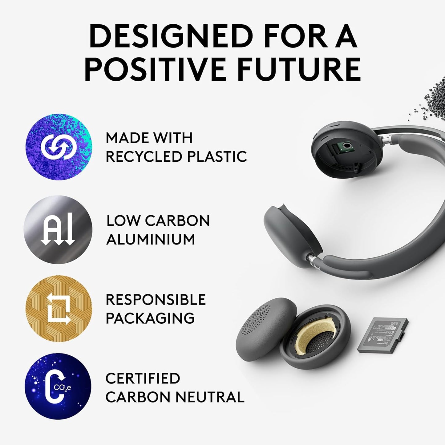Logitech 981-001151 Zone Wireless 2 ANC Bluetooth Headset
