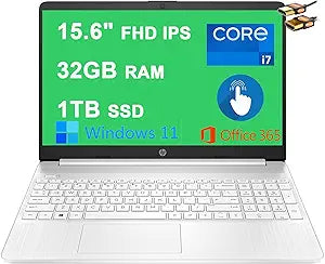 HP HP Laptop 15" Touchscreen i7-1165G7 32GB RAM 1TB SSD - Business Computer