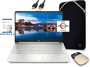 HP 15-ef1072 Athlon 3050U Laptop Student Bundle