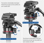 Neewer 10101837 Video Tripod Head Pan Tilt