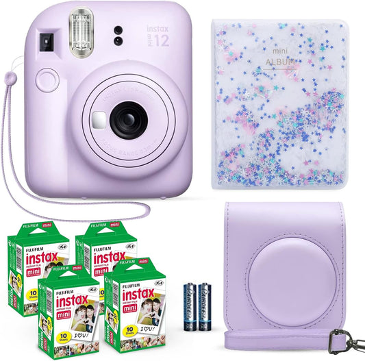 Fujifilm Instax Mini 12 Instant Camera Bundle Lilac