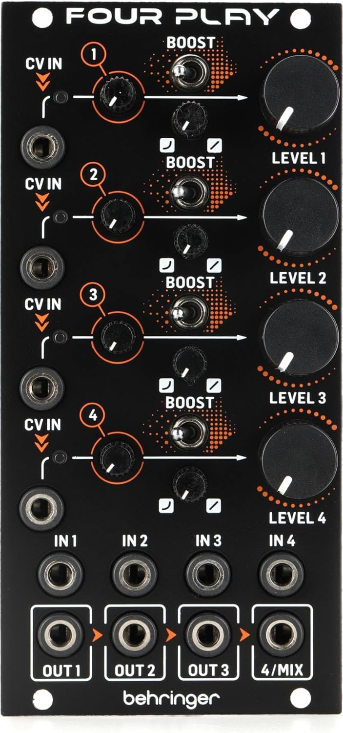 Behringer Four Play Quad VCA Eurorack Module — main product image