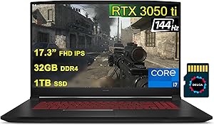MSI Katana GF76 Gaming Laptop i7-11800H RTX 3050 Ti — main product image