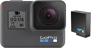 GoPro CHDNH-B25 HERO6 Black 4K Action Camera + Battery