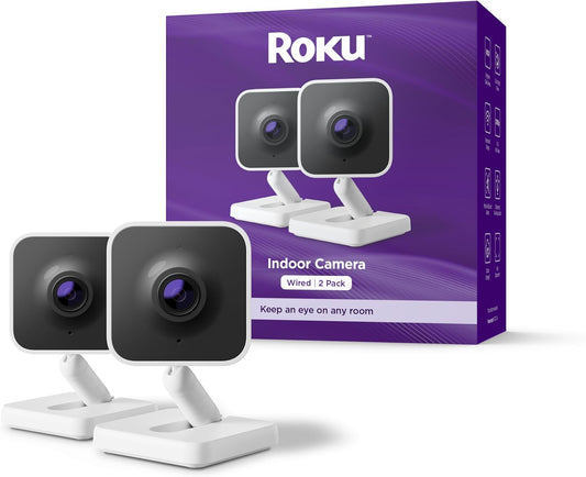 Roku SCS11R2 Indoor Camera 2-Pack Security
