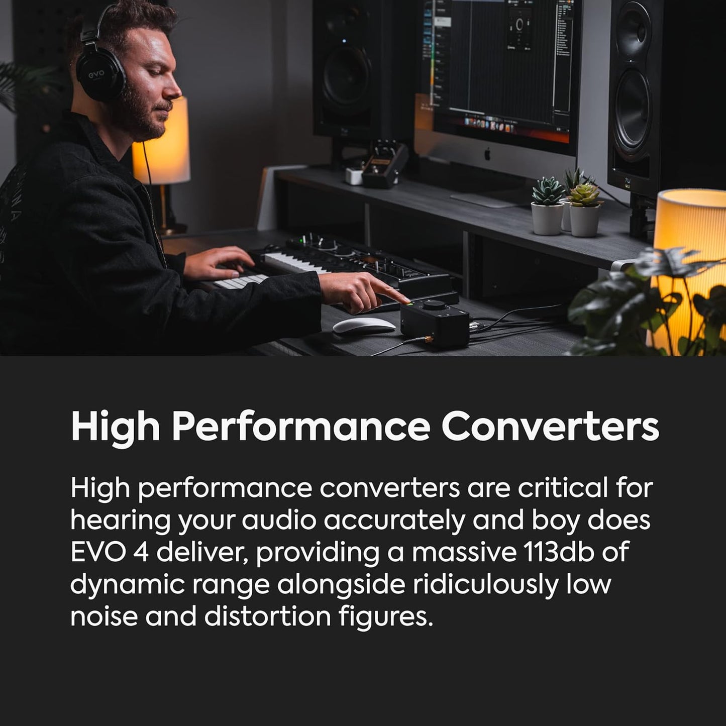 Audient EVO4 USB Audio Interface Recording Studio