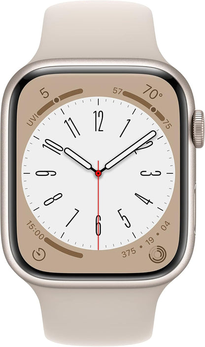 Apple MNVQ3LL/A Watch Series 8 45mm GPS Cellular (Renewed)