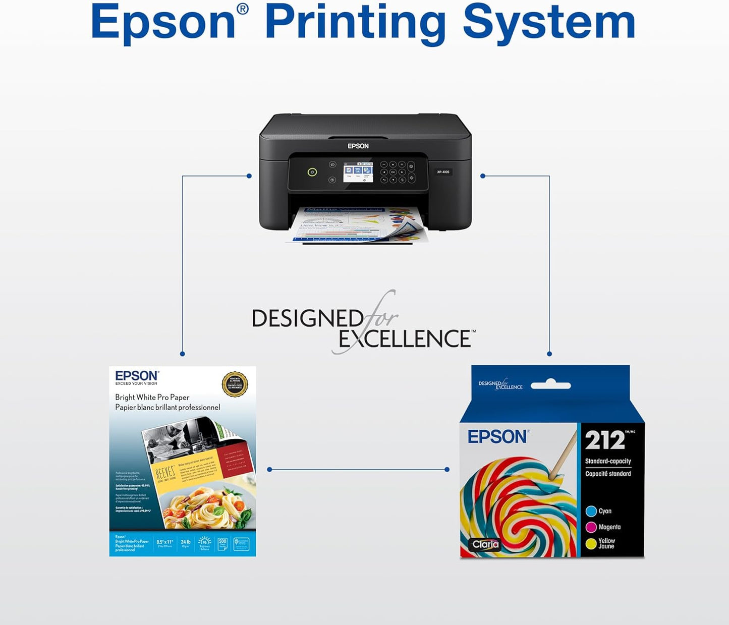 Epson T212120-BCS Claria Ink Cartridge Combo Pack