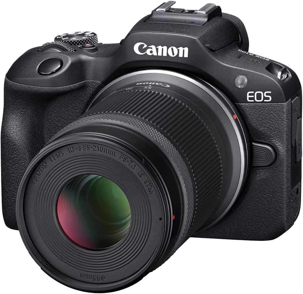 Canon 6052C022 EOS R100 Mirrorless Camera with 18-45mm & 55-210mm Lens Kit