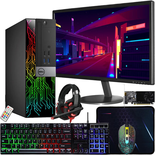 Dell OptiPlex 5060 SFF RGB Gaming PC Renewed