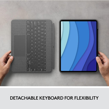 Logitech Combo Touch iPad Pro 12.9" Keyboard Case (Renewed)