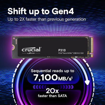 Crucial CT500P310SSD801 P310 500GB Gen4 NVMe SSD