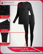 Spyder Thermal Underwear Set Women's Fleece Lined Base Layer