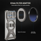 Neewer PA068 LiteArmor Metal Frame Case - iPhone 15 Pro Max
