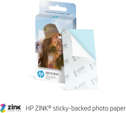 HP HPIKSPK1PRAMZ Sprocket Portable Photo Printer Bundle