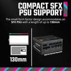Cooler Master NR200PV2-KCNN-S00 NR200P V2 Mini-ITX PC Case