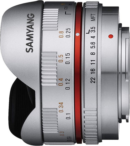 Samyang SY75MFTS-PO 7.5mm f/3.5 Fisheye Lens Micro Four Thirds