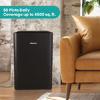 Hisense AHD5024KP1G 50-Pint Portable Dehumidifier