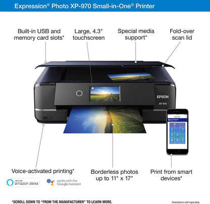 Epson C11CH45201 Expression Photo XP-970: Wireless All-in-One