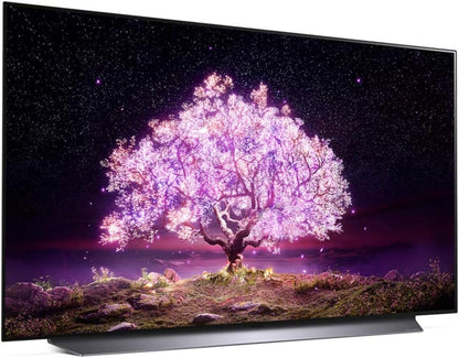 LG OLED77C1PUB 77-Inch 4K Smart OLED TV Bundle