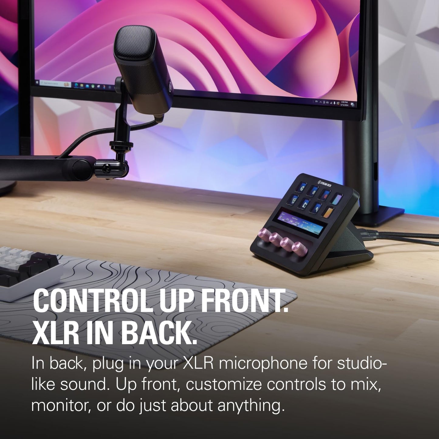 Elgato 20GBM9901 XLR Dock: Stream Deck Audio Interface