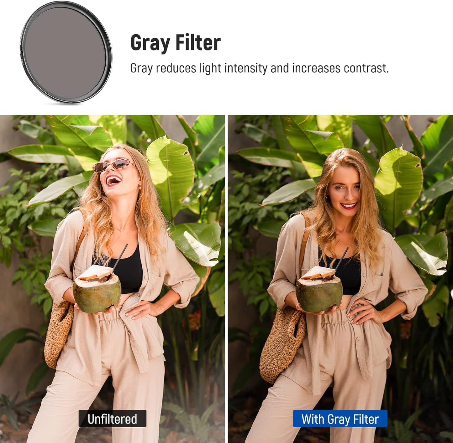 Neewer 10101701 72mm Full Color Camera Lens Filter Set