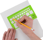 Westcott T-828 Technical Squares Drawing Template Tool