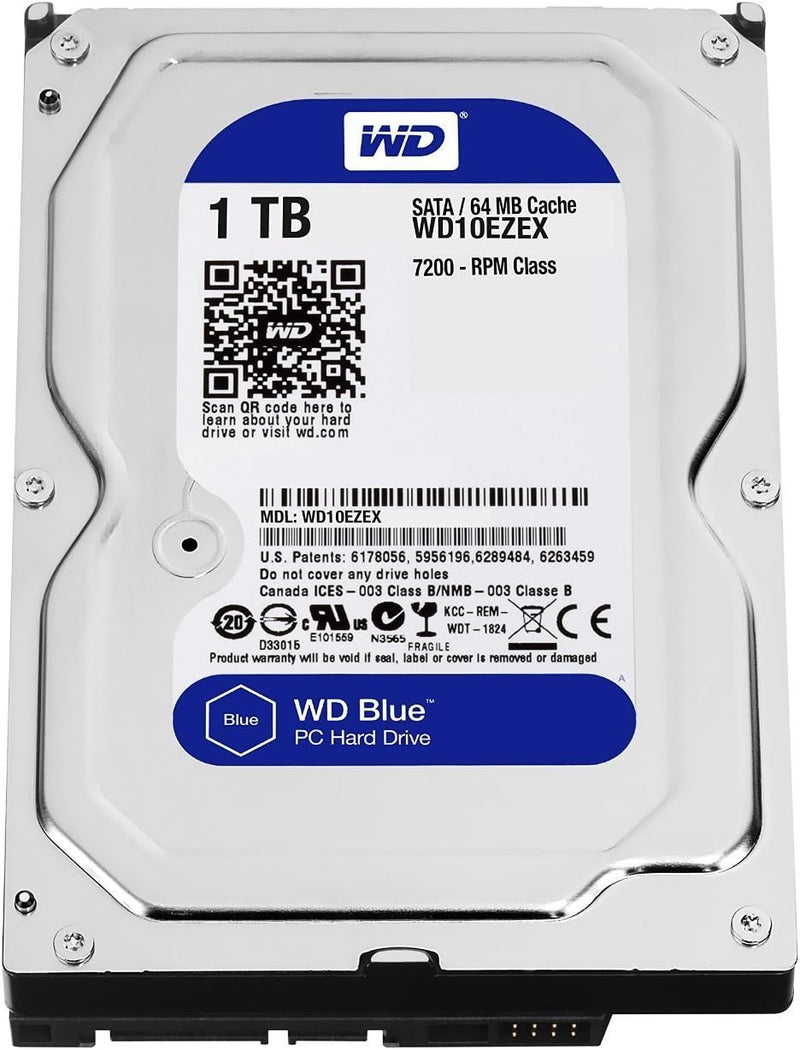 Western Digital WD10EZRZ 1TB Blue Desktop Hard Drive — main product image