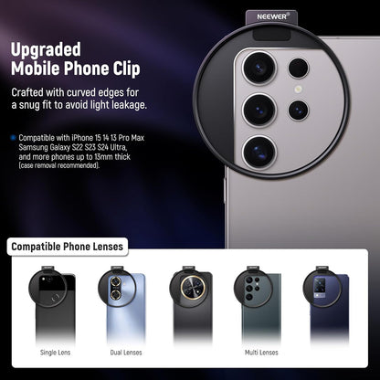 Neewer FL-45 67mm ND Phone Filter Kit