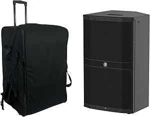 Mackie DRM215+SB15 DJ PA Speaker & Rolling Bag Bundle