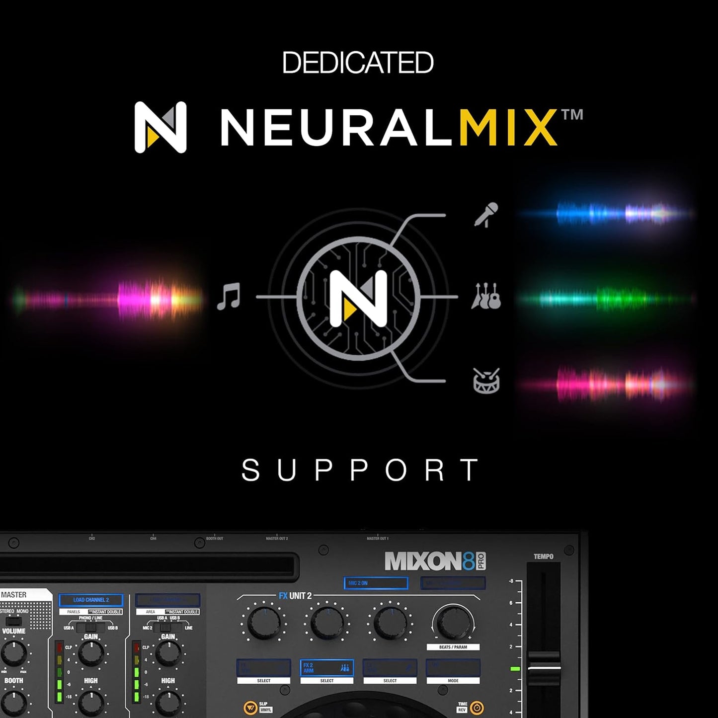 Reloop Mixon Pro 8 Professional 4-Channel DJ Controller