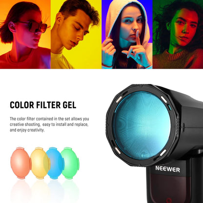 Neewer GM-M1 Round Head Flash Accessories Kit