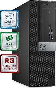 Dell 7050 OptiPlex SFF i7 Desktop (Renewed)