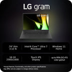 LG 17Z90S-H.AAB6U1 Gram 17-Inch Ultra 7 Evo Laptop