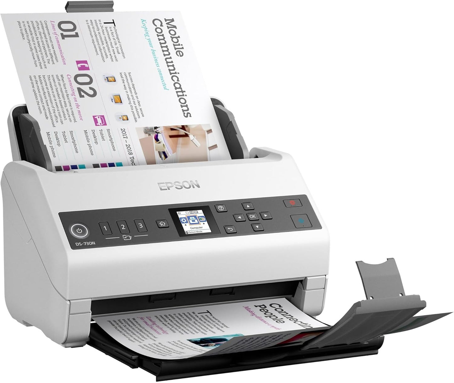 Epson DS-730N Network Color Document Scanner