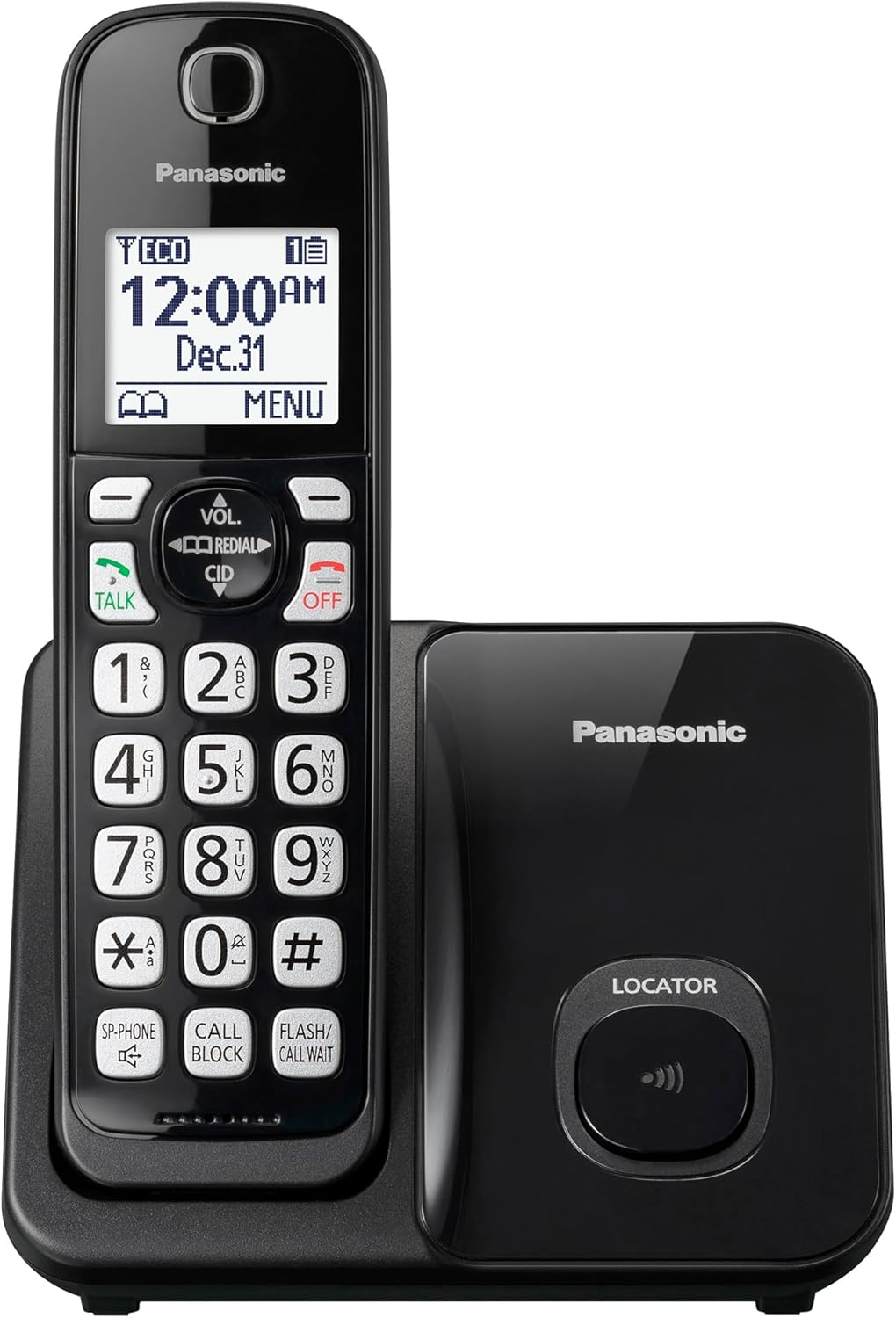 Panasonic KX-TGD610B Cordless Phone System with Call Blocking