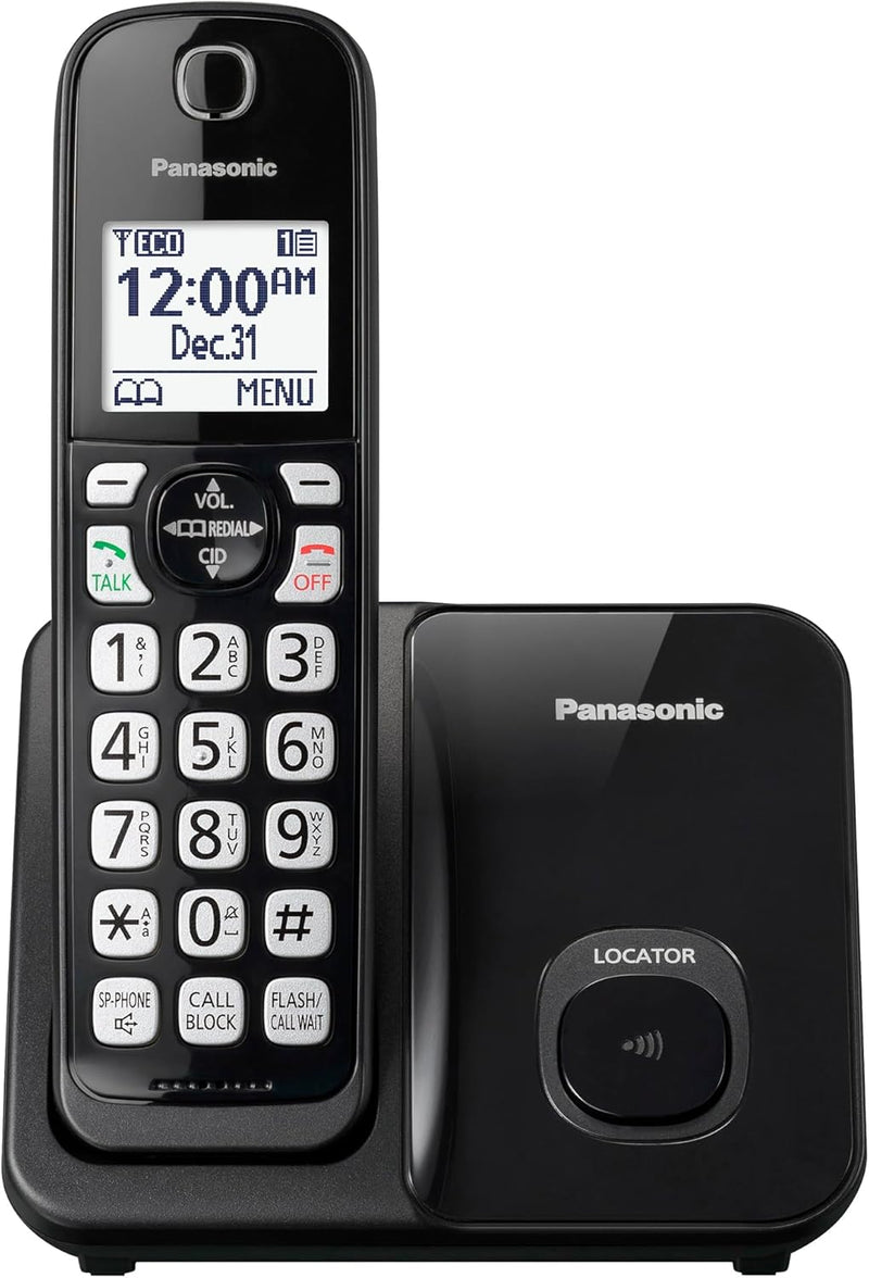 Panasonic KX-TGD610B Cordless Phone System with Call Blocking — main product image