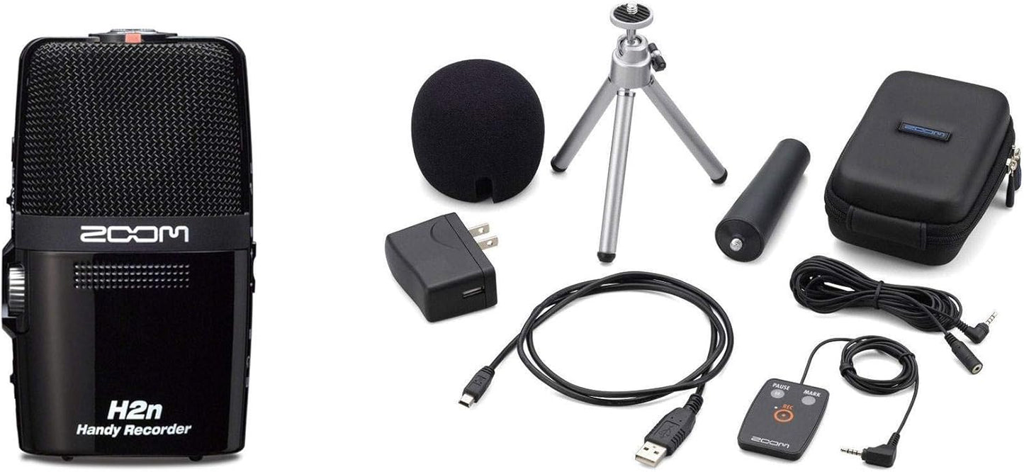 Zoom H2N-COMBO-AMZ-1 Handy Recorder Bundle: Digital Multitrack with Accessories