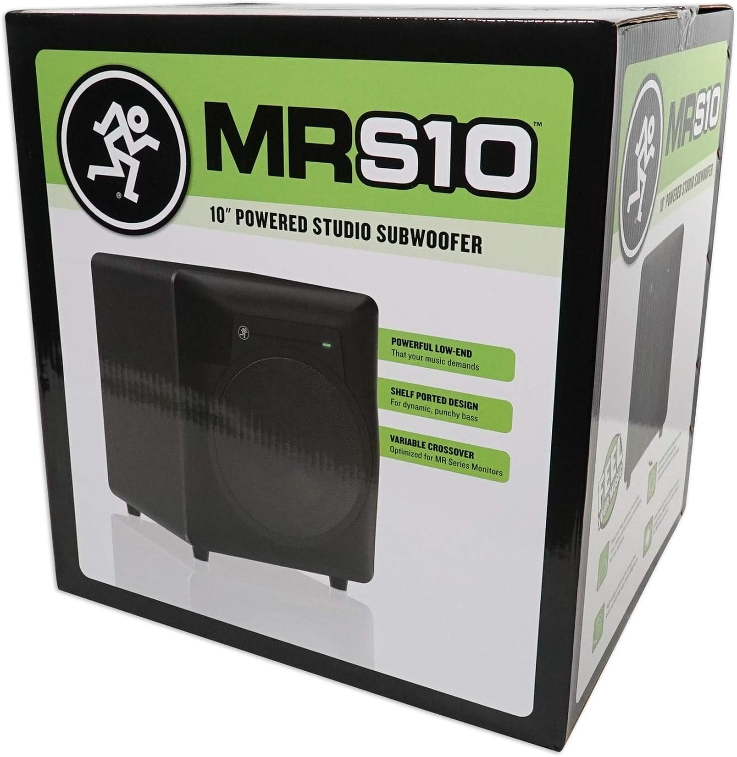 Mackie MRS10+RMF1 Studio Subwoofer & Mic Isolation Shield Bundle